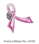 Pro Cure Glitter Lapel Pin