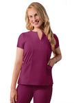 Women's Notched V-neck top ADDITION Style: A6002