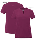 Women's Notched V-neck top ADDITION Style: A6002