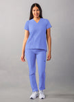 Women's Modern V-Neck Scrub Top  ADDITION STYLE: A6008