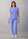 Women's Modern V-Neck Scrub Top  ADDITION STYLE: A6008