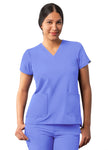 Women's Modern V-Neck Scrub Top  ADDITION STYLE: A6008