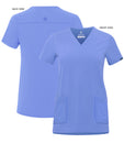 Women's Modern V-Neck Scrub Top  ADDITION STYLE: A6008