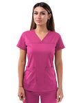 Women's Sweetheart V-neck Scrub Top Pro Collection Style: P4210