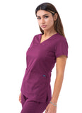 Women's Sweetheart V-neck Scrub Top Pro Collection Style: P4210