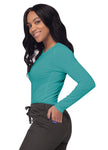 Women's Long Sleeve Comfort Underscrub Tee Sivvan Collection Style: S8500